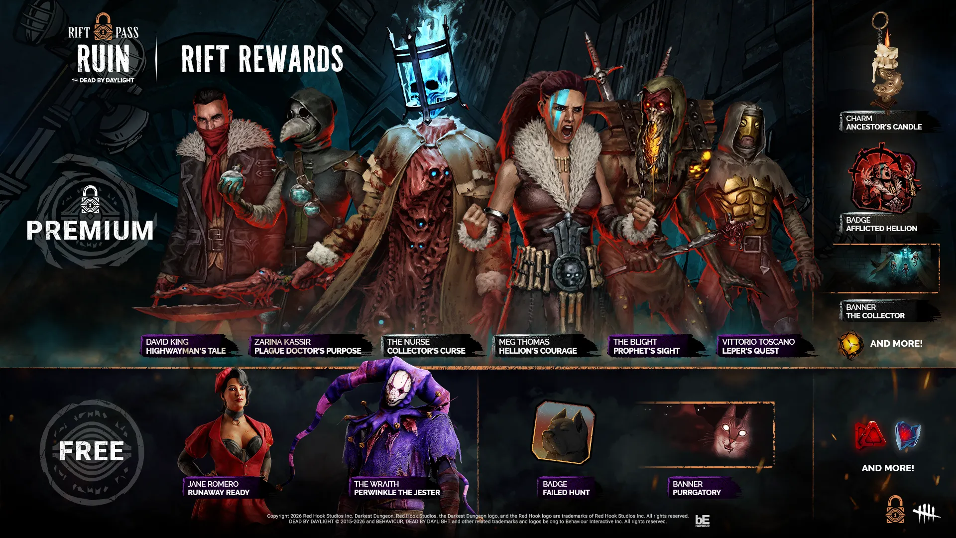 Rift Pass Rewards: Ruin - Dead by Daylight