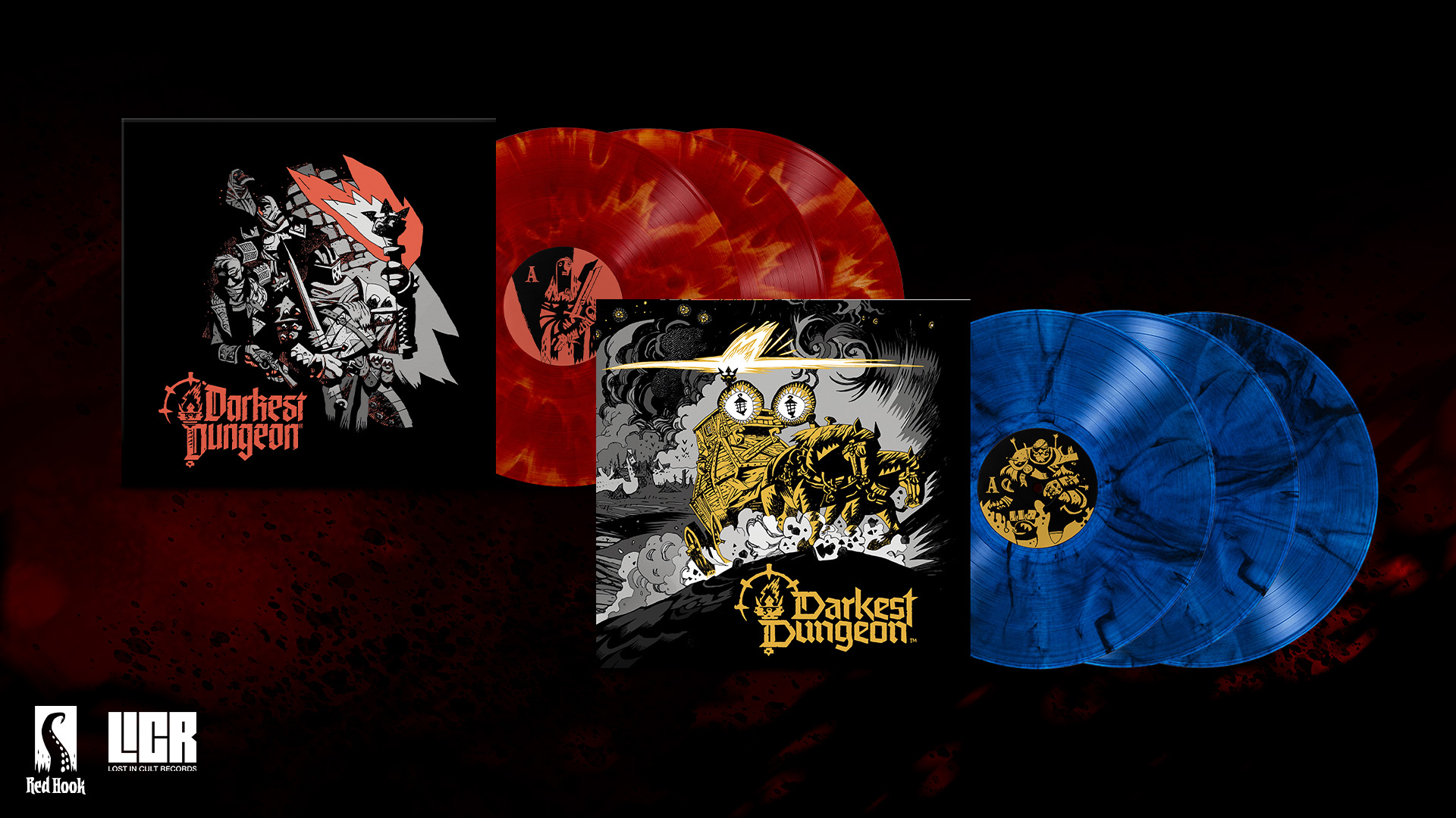 Darkest Dungeon y Darkest Dungeon 2 en vinilo por Lost in Cult